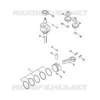 F   Vilebrequin, piston pour Stihl EVC 4000.1 (EVC4000-0002)