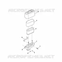 B   Filtre à air pour Stihl EVC 4000.1 (EVC4000-0003)
