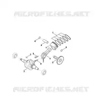 D   Vilebrequin, piston pour Stihl EHC 600.0 (EHC600-0001)