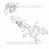 J   Système de démarrage, boîtier de ventilateur pour Stihl EHC 600.0 (EHC600-0003)