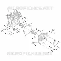 C   Carter de vilebrequin pour Stihl EHC 600.0 (EHC600-0004)