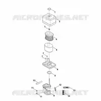 B   Filtre à air pour Stihl EHC 605.0 (EHC605-0002)