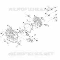 C   Carter de vilebrequin pour Stihl EHC 605.0 (EHC605-0002)