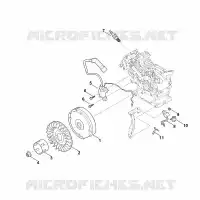 I   Système d'allumage, volant moteur pour Stihl EHC 605.0 (EHC605-0002)