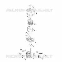 B   Filtre à air pour Stihl EHC 605.0 (EHC605-0003)