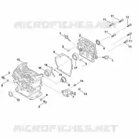 C   Carter de vilebrequin pour Stihl EHC 605.0 (EHC605-0003)