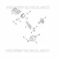 D   Vilebrequin, piston pour Stihl EHC 605.0 (EHC605-0003)