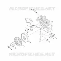 I   Système d'allumage, volant moteur pour Stihl EHC 605.0 (EHC605-0003)