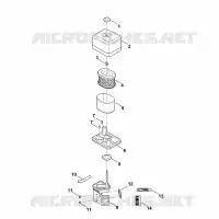 B   Filtre à air pour Stihl EHC 605.0 (EHC605-0005)