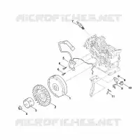 I   Système d'allumage, volant moteur pour Stihl EHC 605.0 (EHC605-0005)