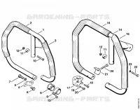 Poignée circulaire pour Stihl 090 AV