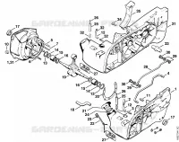 Carter de vilebrequin pour Stihl 090