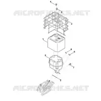 F   Silencieux pour Stihl EHC 700.0 (EHC700-0001)
