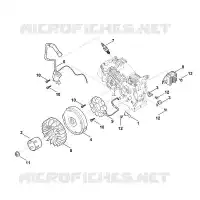 I   Système d'allumage, volant moteur pour Stihl EHC 700.0 (EHC700-0001)