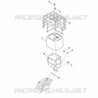 F   Silencieux pour Stihl EHC 700.0 (EHC700-0004)