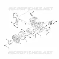 I   Système d'allumage, volant moteur pour Stihl EHC 700.0 (EHC700-0004)