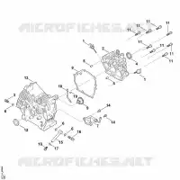 C   Carter de vilebrequin pour Stihl EHC 705.0 (EHC705-0001)