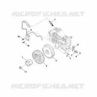 I   Système d'allumage, volant moteur pour Stihl EHC 705.0 (EHC705-0001)