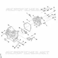C   Carter de vilebrequin pour Stihl EHC 705.0 (EHC705-0003)
