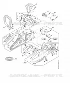 Carter de poignée, Capot pour Stihl MSA 60.0 C-B