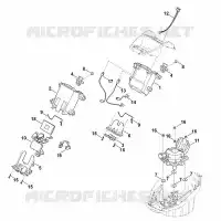 C   Support de batterie, système électronique, moteur électrique pour Stihl MVP 600.1 V