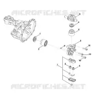 F   Pompe hydraulique pour Stihl T2-CHBF-2X3C-1TX1